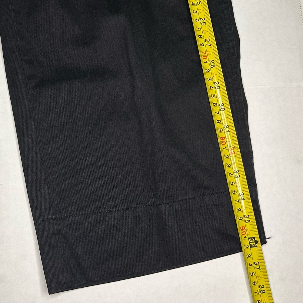 bill blass Women's Size 14 Black Carpenter-Pants-Style Wide-Leg Chinos - Picture 12 of 14